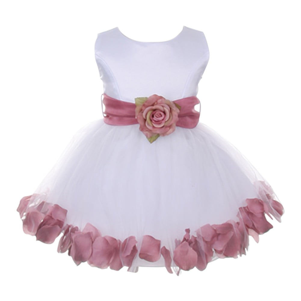 baby girl mauve dress