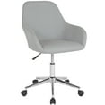 thumbnail image 2 of Flash Furniture Cortana Home and Office Mid-Back Chair in Light Gray Fabric, 2 of 7