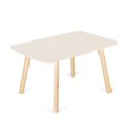 thumbnail image 1 of Mesa amplia recatangular Duduk para niños y niñas blanco 4 Duduk MES-REC, 1 of 2