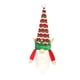 thumbnail image 1 of Naiovety Funda de botella de vino de felpa, ropa de elfo, árbol de Navidad, manga de botella de vino, sombrero de enano de champán, Kits de decoración para fiestas Rojo, 1 of 6
