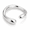Geometric Manifold, variant on 925 Sterling Silver Irregular Geometric Ring, Minimalist Liquid Metal Abstract Statement Band for Women, Modern Fashion Index Finger Jewelry and Everyday Elegance