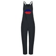 thumbnail image 4 of Dyegold Jumpsuits for Women Casual, Jumpsuits for Women Summer Casual Wide Leg Playsuit Overalls Loose Red Lip Graphic V-Neck Sleeveless Rompers Pants, 4 of 5