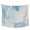 Blue, variant on Teal Ombre Marble Large Tapestry for Bedroom Wall Hanging Tapestry,Yellow Modern Geometric Abstract Art Ceiling Backdrop Tapestries Poster Blanket Wall Decor for Teens Room Living Room Dorm 85" x 90"