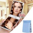 thumbnail image 6 of Homerr LED Makeup Mirror Portable Vanity Mirror Pocket Size Handheld Folding Lighted Travel Makeup Mirror with 1X Magnification Double sided Rectangle Purse Mirror Portable and Practical, 6 of 7
