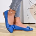 thumbnail image 4 of Loafers for Women, Plus Size Soft Sole with Bows, Trendy Comfortable Flat Shoes for Spring Summer, 4 of 9