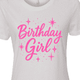 thumbnail image 4 of Inktastic Neon Pink Birthday Girl Women's T-Shirt, 4 of 5