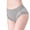 Iced Silk Grey, variant on PMVFHDE Mid Waist Body Shaping Briefs Abdominal Support Lifting Womens Underwear Seamless Iced Silk Khaki,XL