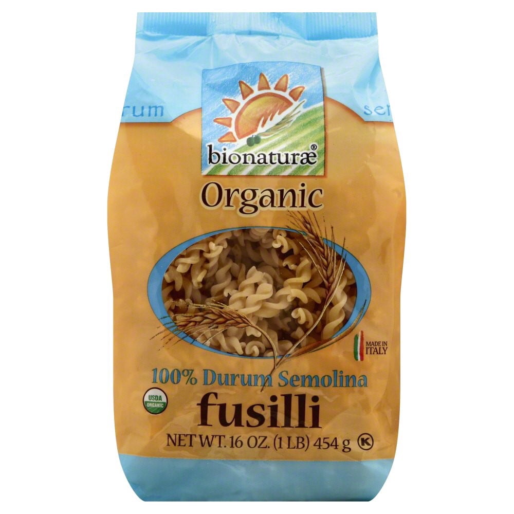 bionaturae Organic Fusilli, 16 Ounce Bags - Walmart.com - Walmart.com