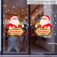 thumbnail image 3 of Pegatinas para ventana, adornos navideños, Papá Noel, decoración navideña para el hogar, guirnalda de Año Nuevo 2024, regalo de Navidad 2025, 3 of 5