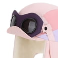 thumbnail image 7 of Karoyedx Kid Scarf Outdoor Fleece Lined Warm Hat For Boys And Girls With Ear Goggles Integrated Hat Pink Size,One Size, 7 of 7