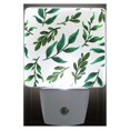 thumbnail image 3 of Leaf Green Leaves Night Light LED Dusk to Dawn Auto Sensor Night Lamp Plug-in Nightlight for Bedroom Hallway Kitchen 2 PCs, 3 of 7