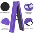 thumbnail image 3 of SuperDeal 6FT Folding Balance Beam for Kids - Non-Slip Base W/Carrying Handles | Gymnastics & Yoga Balance Training Indoor, Purple, 3 of 13