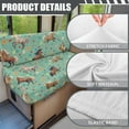 thumbnail image 6 of XYZCANDO Horse RV Dinette Cushion Covers Stretchable RV Accessories Comfortable Sofa Covers Washable Bench Cushion Universal Loveseat Sofa Chair Cover Furniture Protector Easy to Install Green, 6 of 7