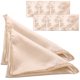 thumbnail image 2 of Servilleta de satén para mesa, servilleta brillante, tela suave y liso, decoración para banquete de boda, 8 Uds., 2 of 6