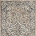 thumbnail image 3 of HomeRoots 480247 3 x 5 ft. Beige & Gray Oriental Power Loom Non Skid Rectangle Area Rug, 3 of 8
