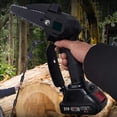 thumbnail image 2 of Cordless Pole Saw,6 inch Electric Pole Saw with 2x1500mAh Battery and Charger,2 in 1 Detachable Telescopic Tree Trimmer Mini Chainsaw,21V Battery Powered Long Reach Pole Saws for Branch Wood (Black), 2 of 15