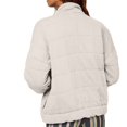 thumbnail image 5 of Pntutb señoras invierno manga larga Color sólido cuello alto chaqueta abrigo top Pntutb Pntutb-1194, 5 of 5
