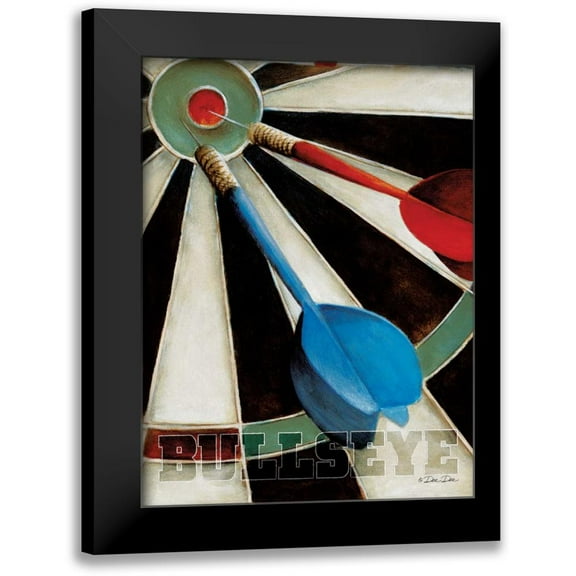 Dee Dee 12x14 Black Modern Framed Museum Art Print Titled - Bullseye