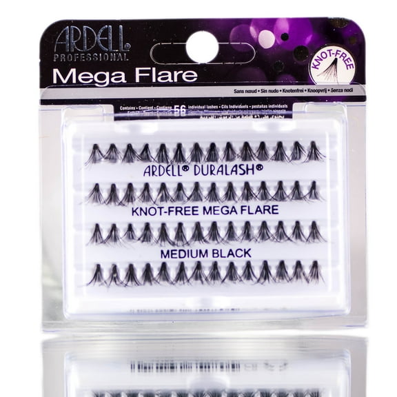 Ardell Knot-Free Mega Flare Lashes - Medium Black