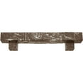 thumbnail image 2 of Ekena Millwork 4"H x 6"D x 60"W Hand Hewn Faux Wood Fireplace Mantel Kit w/ Alamo Corbels, Vintage Mahogany, 2 of 10