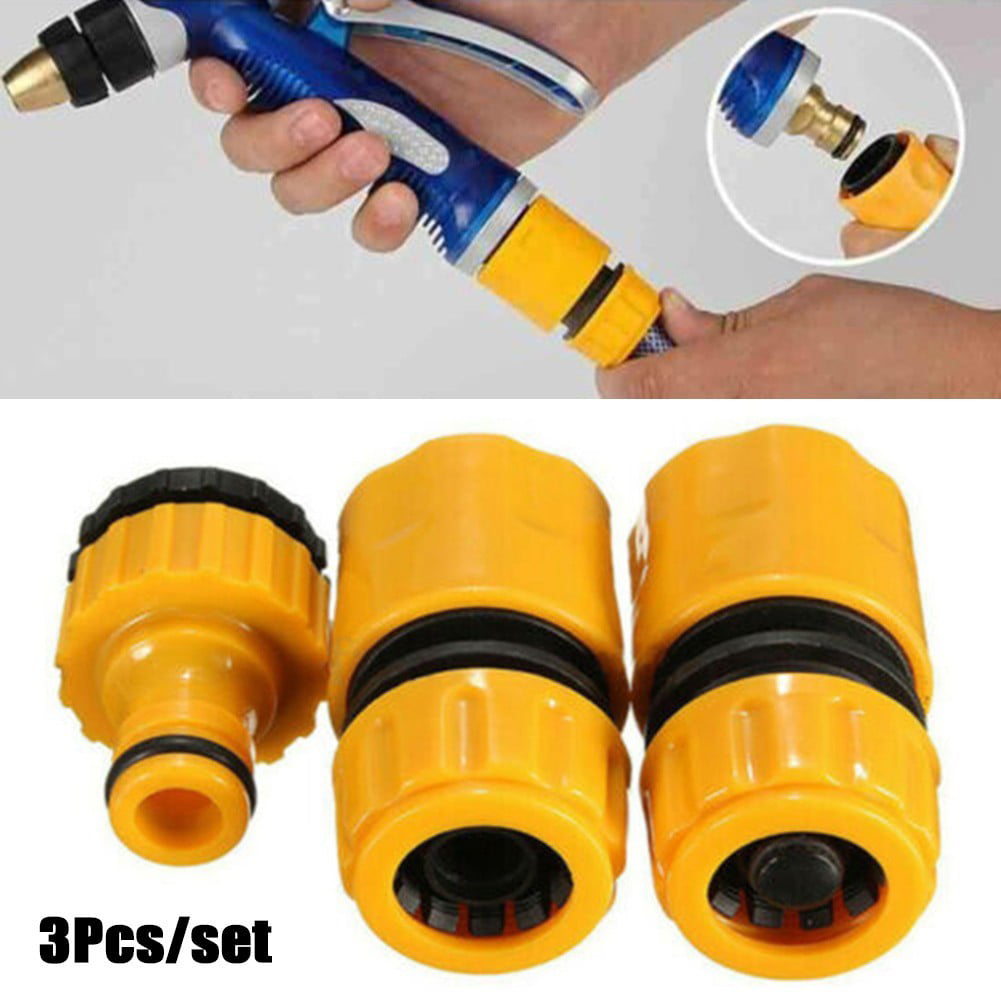 Garden Watering Water Hose Pipe Tap Plastic Connector Adaptor Fitting Tools Sets 