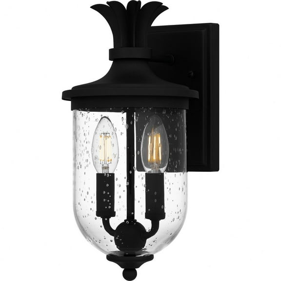 Quoizel Havana 2-Light Earth Black Outdoor Wall Lantern