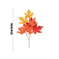 thumbnail image 3 of Lilixerw Artificial Maple Leaves Branches Faux Fall Fake Autumn Leaves,for Thanksgiving Table Centerpieces Decoration, 3 of 6