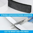 thumbnail image 3 of 2In x 2/5In x 6.5Ft Foam Insulation Tape Weather Stripping Seal Strip for Doors and Windows Soundproof Black Adhesive 2Roll, 3 of 7