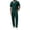Green Set for Men, variant on Mrmaere Men's Suit Set Loose Solid Pattern For Various Types Versatile Design For Multiple Occasions Black L