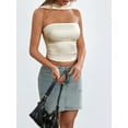 thumbnail image 6 of Gupgi Women Halter Tank Tops Solid Color Backless Shirt Sleeveless Crop Tops for Summer Aesthetic Grunge Clothes, 6 of 8