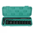 thumbnail image 1 of Yeacher 10PCS 1/2 Inch Electric Wrench Accessory Set Steel Sleeve Set Household Multifunctional Practical Sleeve Set with Storage Box, 1 of 7