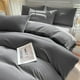 thumbnail image 5 of All-Season Bedding Set - 4-Piece Washable Solid Color Bed Sheet Duvet Cover And Pillowcases, 5 of 9
