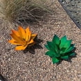 thumbnail image 2 of Rustic Hand Painted Metal Agave, Rustic Sculpture, Diy Agave Plant Home Decor Agave Garden Ornament, 2 of 5