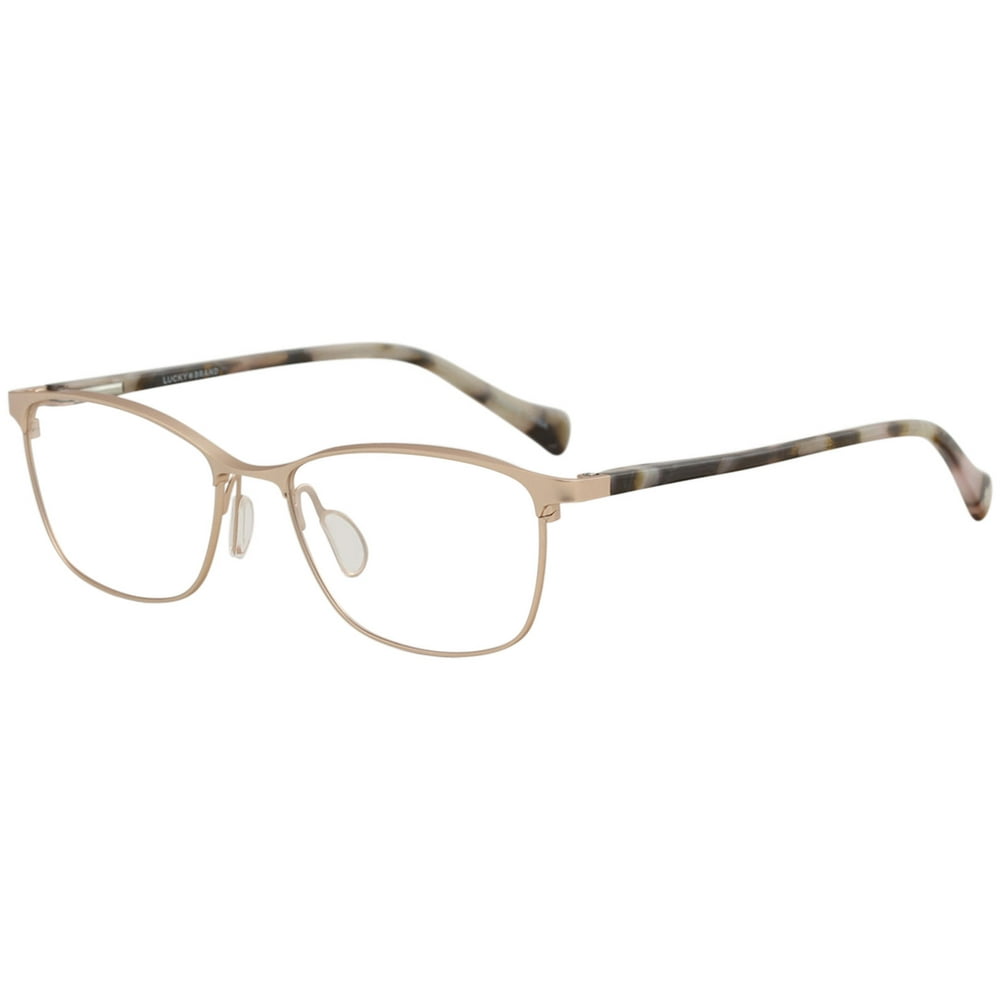 Lucky Brand Women's Eyeglasses D110 D/110 Rose Gold Full Rim Optical