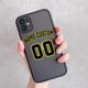 thumbnail image 1 of Funda personalizada con letras y números de baloncesto para iPhone, carcasa dura con nombre para iPhone 14, 13, 12Mini, 11 Pro Max, SE20, 8 Plus, XS, XR, 7 Fivean unisex, 1 of 2