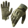 thumbnail image 1 of Fridja Motorcycle Gloves for Men and Women, Winter Outdoor Windproof Rainproof Cold Proof Ski Warm Gloves for Riding, Road Racing, Cycling, Climbing, Motocross (Green,L), 1 of 2