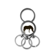 thumbnail image 1 of BLACK ZEBRA animal imagen Llavero de metal de acero inoxidable Llavero Anillo de cadena Llavero, 1 of 3