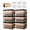 6pcs, variant on Large Heavy-Duty Thick Plastic Clear Storage Bag for Clothes, Moving with Zipper Tote Bins Lids Packing Boxes College Extra Containers Dorm Organizers Handles Cubes Closet Guardar Supplies