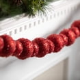 thumbnail image 4 of 49"L Sullivans Red Ball Christmas Garland, 4 of 6