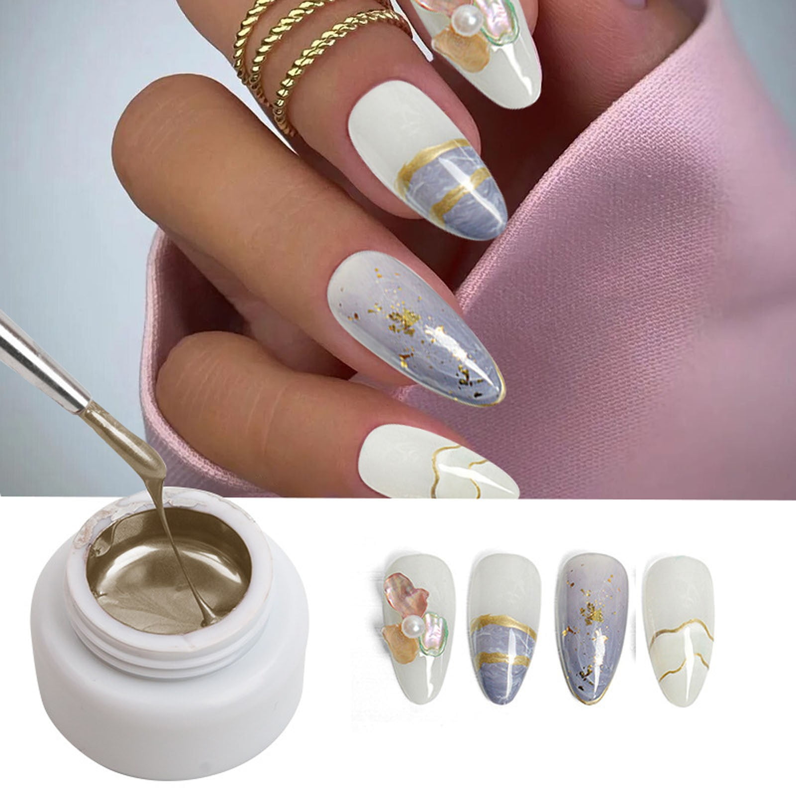 Glitter for Nails Nail Pens Sticker Nails Short Length Glitter Spray Nail Rhinestones And Charms Hair Glitter Jelly Nails on on Gel Nails Nail Jewelry for Acrylic Nails