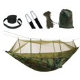 thumbnail image 4 of Hamaca para acampar, columpio, cama, accesorios portátiles, cama para dormir resistente, hamaca para 2 personas para viajes en la playa al aire libre multi, 4 of 8