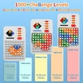 thumbnail image 5 of HUASHENG Super Pattern Matching Puzzle Games With 1000+ Challenges Brain Teaser STEM Toys Shape Pattern Tangram Geometry Games Montessori Educational Gift For Boys Girls, 5 of 5