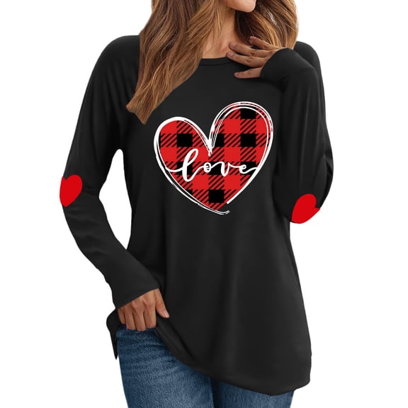 Valentines Shirts for Women Short Sleeve Heart Print Pullover Tops V Neck Couple Date Gifts Love Festive Casual Spring Summer Valentines Tshirt