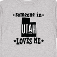 thumbnail image 4 of Inktastic Someone in Utah Loves Me Vacation Boys or Girls Long Sleeve Toddler T-Shirt, 4 of 5