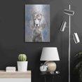 thumbnail image 6 of Luxe Metal Art 'Flower Crown Poodle 3' by Furbaby Affiliates, Metal Wall Art, 16"x24", 6 of 9