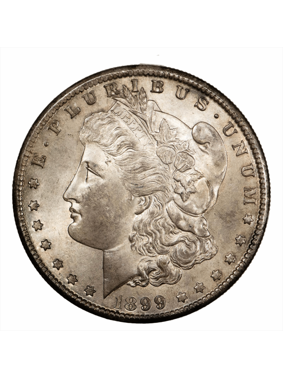 US Mint 1899-O Morgan Silver Dollar Coin $1 Raw