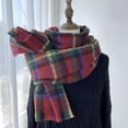 thumbnail image 2 of Yuanlong Winter Scarves Autumn Long Classic Tassel Plaid Warmth Shawls And Wraps Cozy Neckwear Ladies Blanket Capes Scarf, 2 of 3