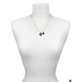 thumbnail image 3 of Delight Jewelry Silvertone Doctor Caduceus Seal - MD Red Lucky Ladybug Necklace and Dangle Earrings Set, 3 of 6
