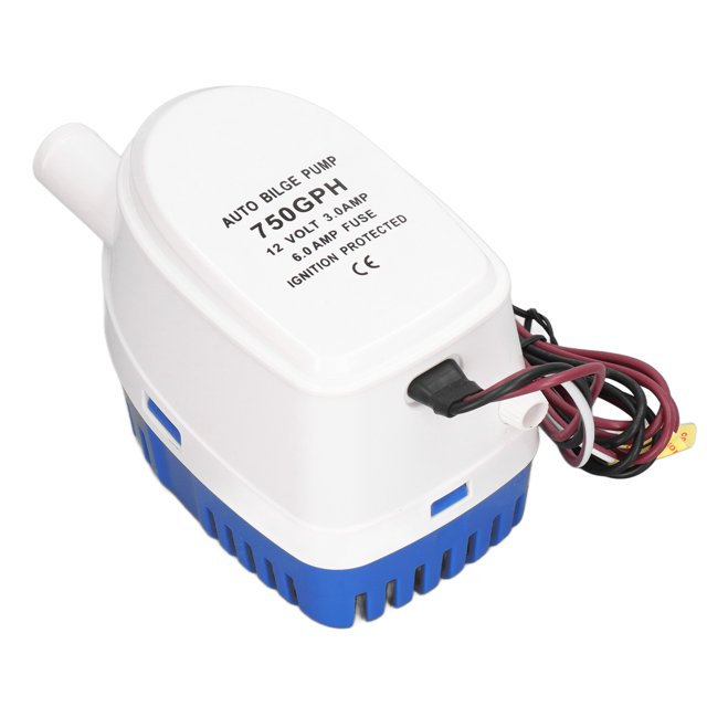 EBTOOLS 12V Automatic Bilge Pump With Removable Filter For Boats And Yachts