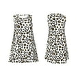 thumbnail image 7 of Honeii Heart Leopard Print Women's Sleeveless Dress, Loose Fit Casual Dress for Women, Summer Fashion Dress, 7 of 7